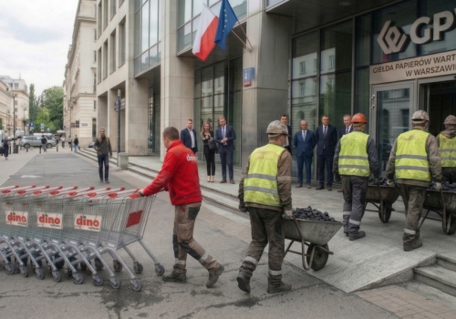 Krach na kursie Dino. Węgiel wraca do łask na GPW