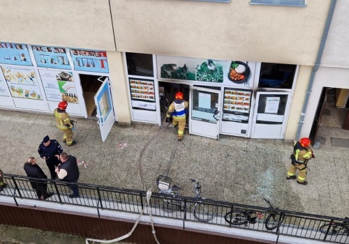 Pożar lokalu gastronomicznego