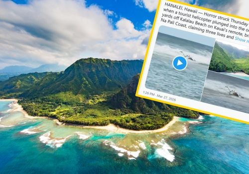 Chcieli zobaczyć wyspę z 