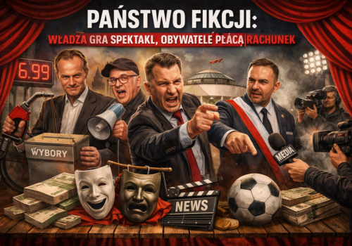 Państwo fikcji – władza gra spektakl a obywatele płacą rachunek