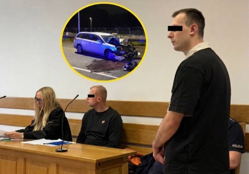 „Uciekłem, bo się bałem”. Ruszył proces kierowcy, który zabił ojca z synem na motocyklu