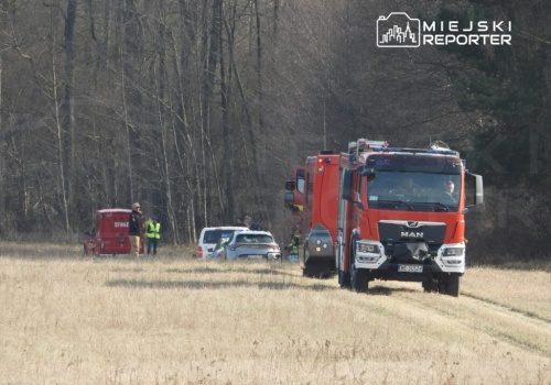 Duża akcja służb pod Warszawą. Tajemniczy balon spadł na drzewo