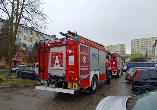 Nietypowa akcja służb w Sieradzu. Zapach gazu postawił wszystkich na nogi