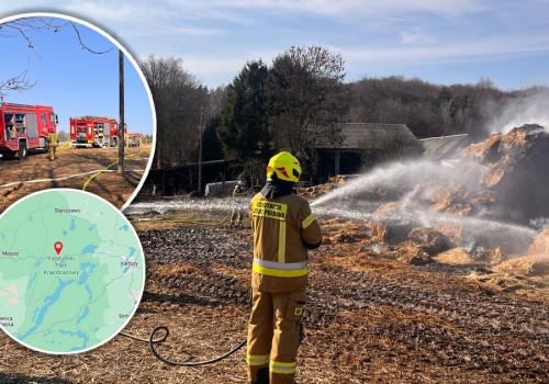Gasili baloty słomy. Znaleźli zwłoki rolnika. Tragedia we wsi na Kaszubach