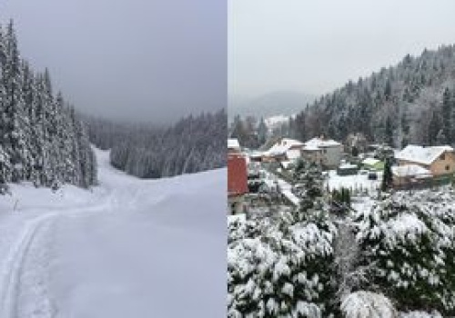 Zamieszanie w pogodzie. Ludzie pokazują, ile spadło śniegu