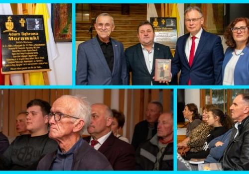 Marcinkowice zatrzymały się przy historii. Postać Adama Morawskiego znów poruszyła mieszkańców