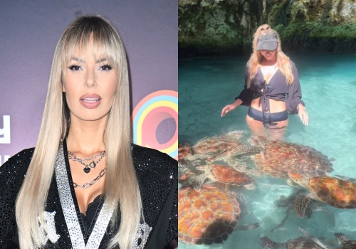 Chwile grozy na wakacjach wokalistki disco polo. Żółw ugryzł ją... w pupę