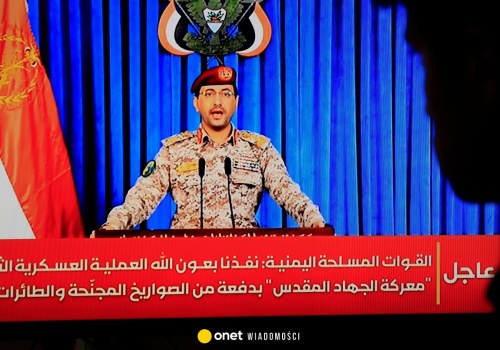 Kolejny atak rakietowy Huti na Izrael