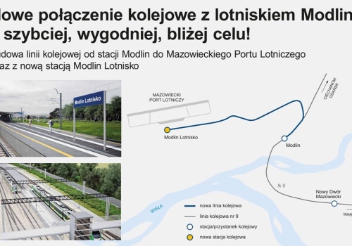 Pociągiem na lotnisko w Modlinie. Jest przetarg na budowę!