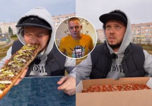 Książulo spróbował zapiekanek od uczestnika 