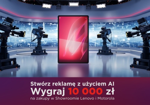 Lenovo startuje z drugą edycją konkursu AI. Do wygrania 10 000 zł na zakupy w showroomie!