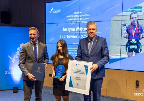 Sportowcy i trenerzy z nagrodami Marszałka Województwa