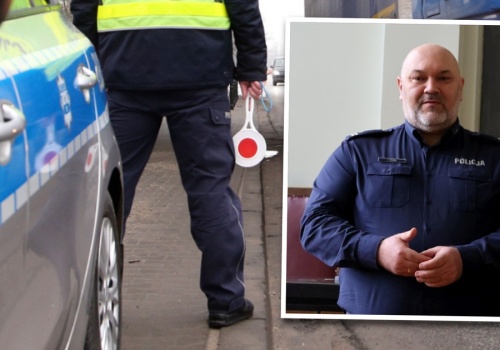 Policjanci z drogówki w Przemyślu złapali swego szefa na brawurowej jeździe. 