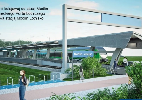 Pociągiem na lotnisko w Modlinie – jest przetarg na budowę połączenia kolejowego