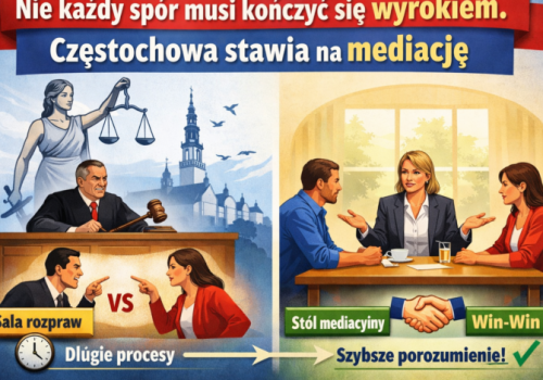 Najlepszy wyrok to… jego brak? Częstochowa stawia na mediację