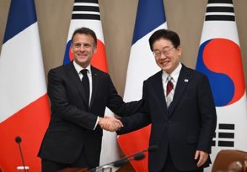 Korea Płd. i Francja zacieśnią współpracę. Chodzi m.in. o cieśninę Ormuz