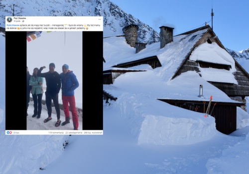 Od czterech dni nie mogą opuścić schroniska w Tatrach. 