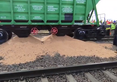 Gwałtowny wzrost kolejowych przewozów zboża z Ukrainy przez granicę z Polską