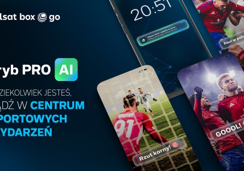 Polsat Box Go oddaje montaż skrótów algorytmom. Tryb PRO AI sam wyłapie dla Ciebie gole i kluczowe akcje