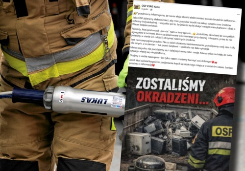 Strażacy okradzeni tuż przed Wielkanocą. Apelują o pomoc. 