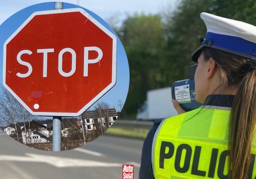 Kto stanął przed STOP-em tylko raz, ten wpada. Za co ten mandat?