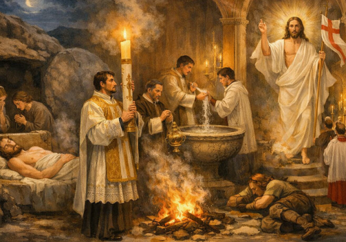 Symbole w liturgii Wielkiego Tygodnia #4 – Wigilia Paschalna