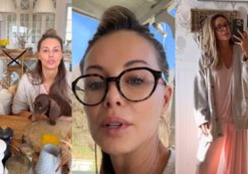 Naturalna Małgorzata Rozenek relacjonuje święta z dala od domu i bez najstarszego syna: 