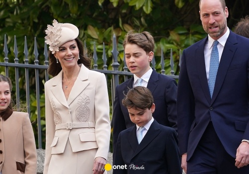 Księżna Kate i książę William świętują Wielkanoc z dziećmi. Wspólnie przybyli do kaplicy