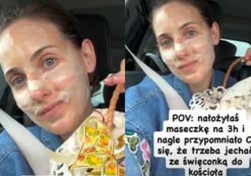 Influencerka pojechała do kościoła w maseczce. Internauci ostro reagują: 
