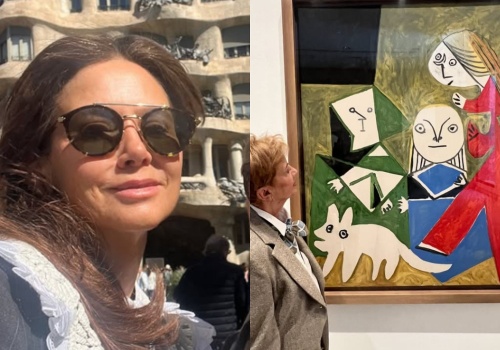 Kinga Rusin na zagranicznych świętach. Ujęcia z Barcelony z mamą zachwycają