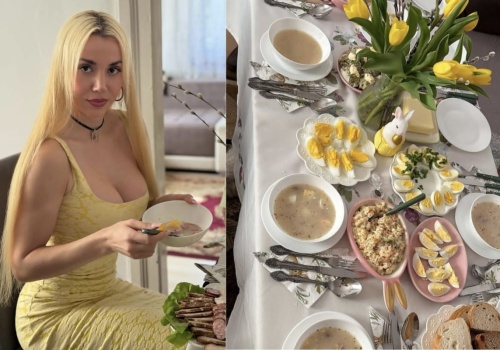 Marianna Schreiber pochwaliła się świątecznym stołem. Ale to nie potrawy, a co innego skupia uwagę