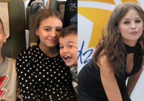 Oliwia Bieniuk pstryknęła pamiątkową fotkę z młodszymi braćmi. Szymon i Jan PRZEROŚLI JĄ już o głowę (FOTO)