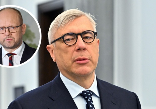 Ostre starcie Giertycha z prezydenckim ministrem. 