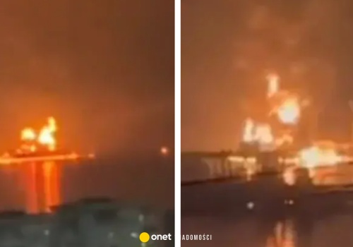 Rosja znowu płonie. Ukraina zaatakowała terminal naftowy Szescharis