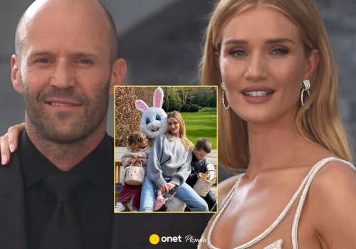 Jason Statham ma dwoje dzieci z supermodelką. Dla nich przebrał się za króliczka