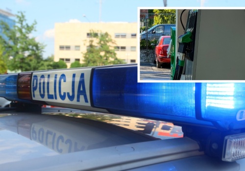 Uderzył w stację benzynową i uciekł. Pilny apel policji w sprawie Porsche
