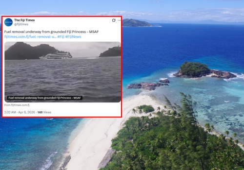 Statek wycieczkowy utknął na bezludnej wyspie. Akcja ekipy ratunkowej