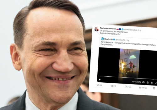 Nagranie z Nawrockim niesie się po sieci. Sikorski komentuje po łacinie