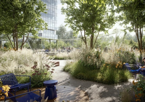 Biurowiec w Warszawie przeszedł transformację. Parter już nie taki, jak kiedyś