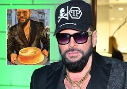 U Krzysztofa Rutkowskiego nawet posiłek ocieka złotem. Pałaszował obsypany KRUSZCEM tort