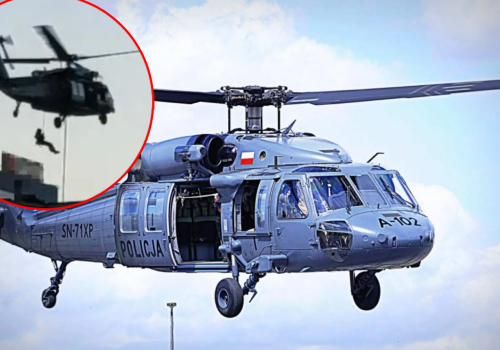 Radomscy policjanci za spektakularną akcją w Warszawie. Komandosi BOA, Black Hawk i 11 zatrzymanych