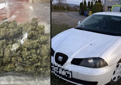 Mieszkaniec powiatu złotoryjskiego zatrzymany z reklamówką pełną marihuany