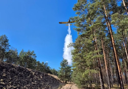 Ogień przy torowiskach na trasie Czersk–Chojnice. Możliwa awaria pociągu