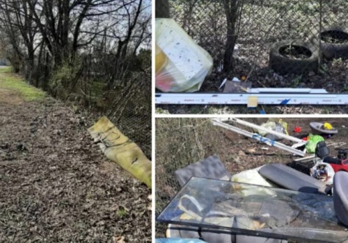 Częstochowskie strażniczki miejskie szybko doprowadziły do usunięcia ,,dzikiego wysypiska śmieci”