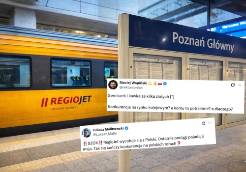 Czeski RegioJet jednak rezygnuje z działania na polskim rynku, skarży się na warunki i konkurencję