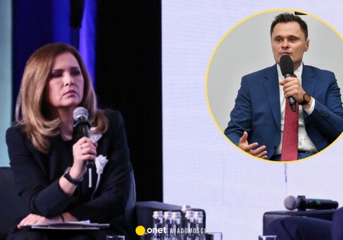 Poseł PiS parodiuje ślubowanie sędziów Trybunału Konstytucyjnego. Prowadząca opuściła studio