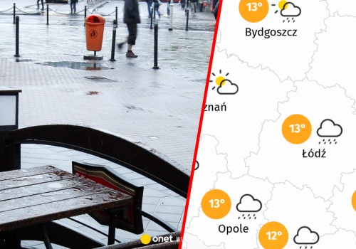 W tych regionach zrobi się dziś pochmurno i deszczowo. Mamy nową pogodę