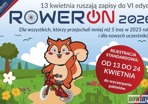 RowerON 2026:  Dołączysz? Zapisy z pakietami dla wszystkich chętnych trwają do 23 kwietnia. Czekamy na Ciebie!