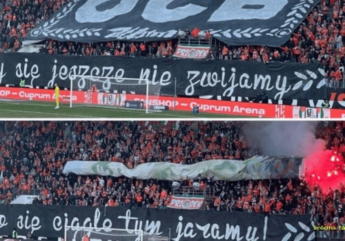 Joint na stadionie? Kibice zaskoczyli oprawą meczu