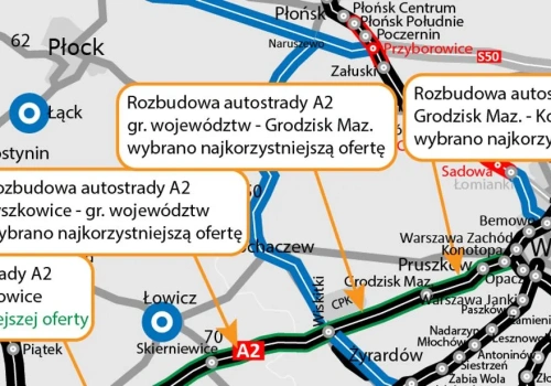 Kierowcy zwolnią do 70 km/h na A2. Start utrudnień niebawem